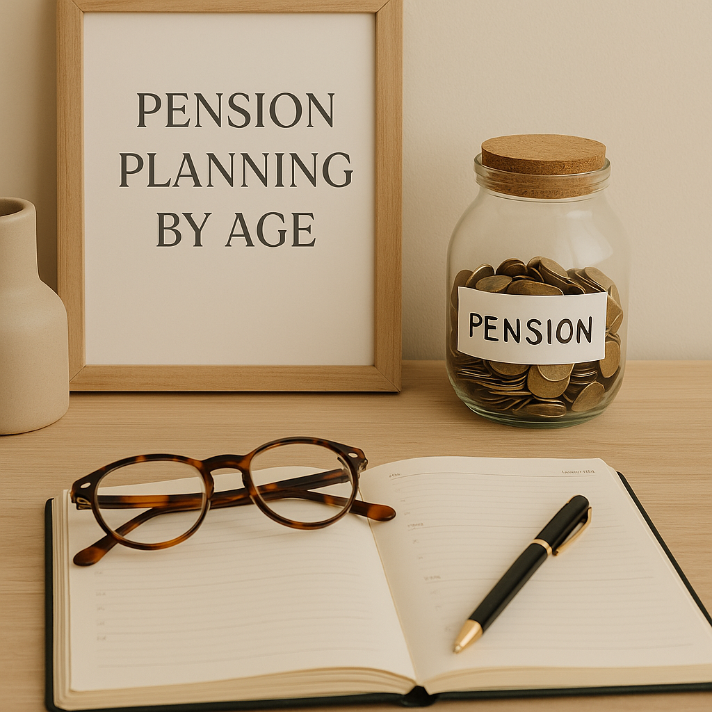 pension savings lifestyle flat lay - use your pension account wisely visual