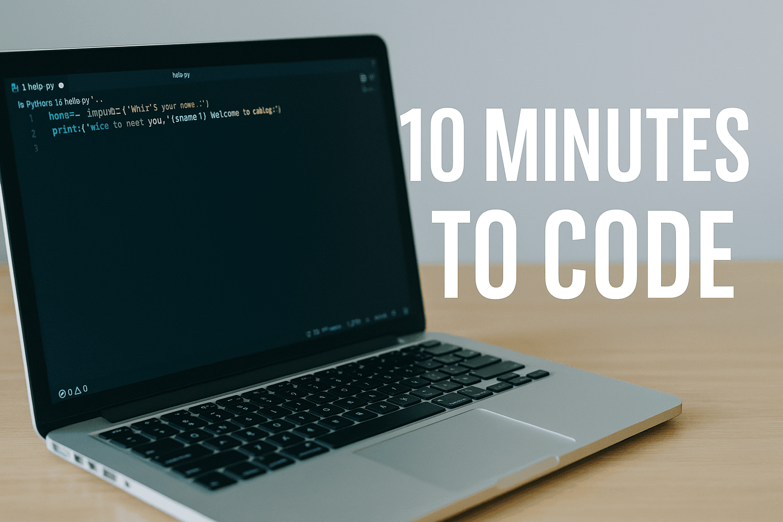 Python Beginner Project: Your First Coding Program in 10 Minutes