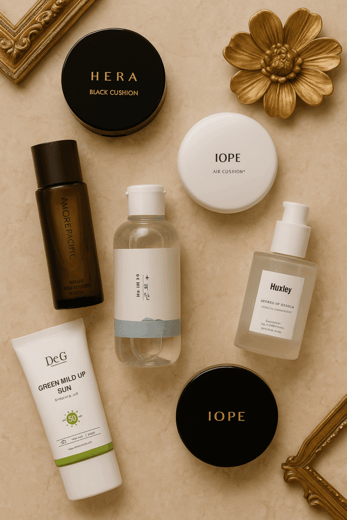 K-Drama Beauty Secrets — Korean actresses skincare products 2025.