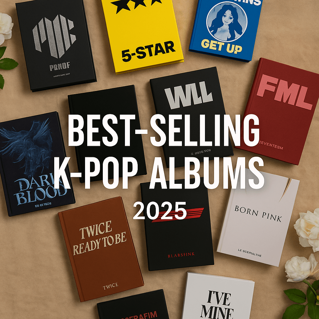 Top 10 K-Pop Physical Albums 2025 — collector’s editions and limited versions.