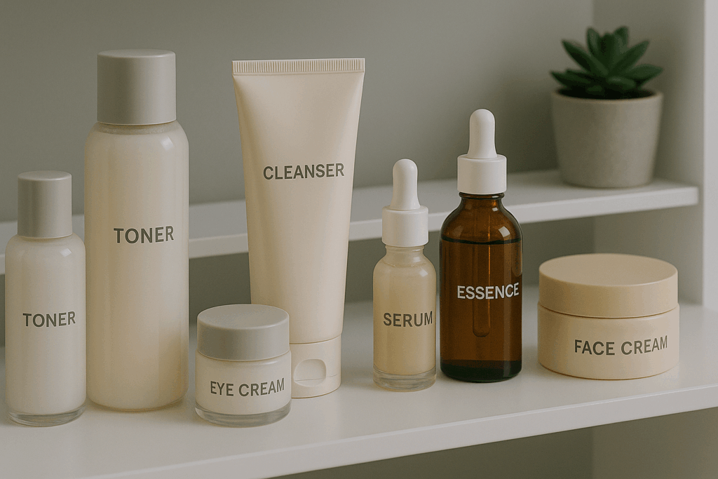 K-Pop Skincare Routine — Korean beauty products and daily care rituals followed by K-Pop idols for healthy glowing skin