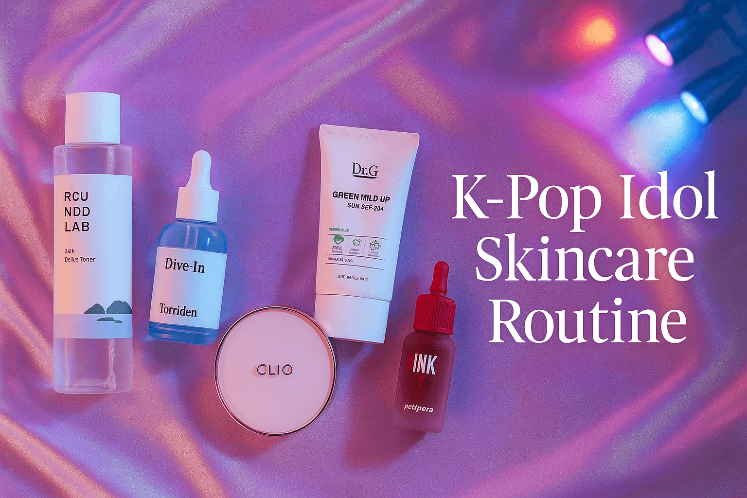 K-Pop Idol Skincare Routine_Beauty Items They Really Use