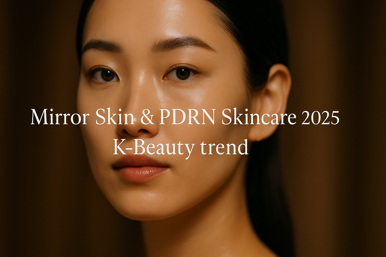 Mirror Skin & PDRN Skincare 2025 – K-Beauty trend