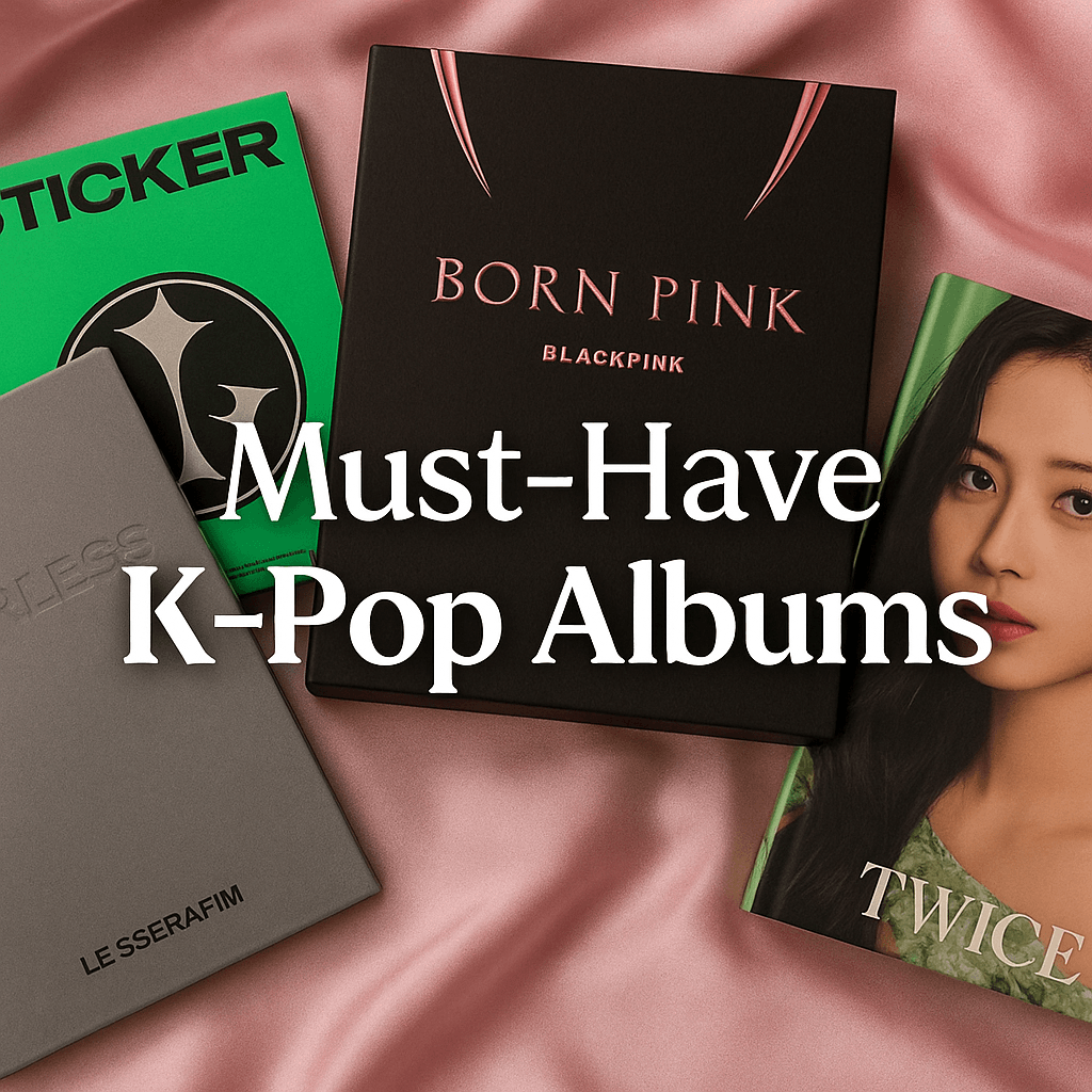 K-Pop in 2025 global influence and trends — idols performing with fans waving lightsticks.